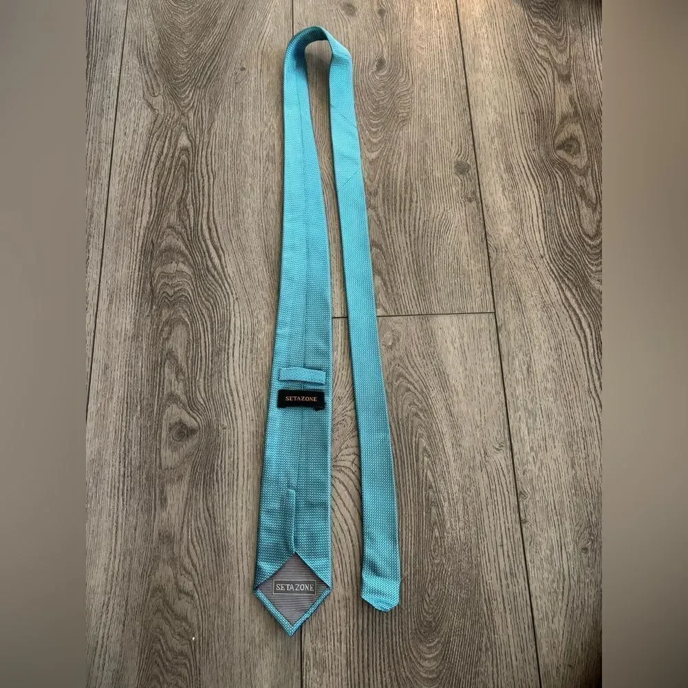 Seta zone Elegant Blue Men's Tie